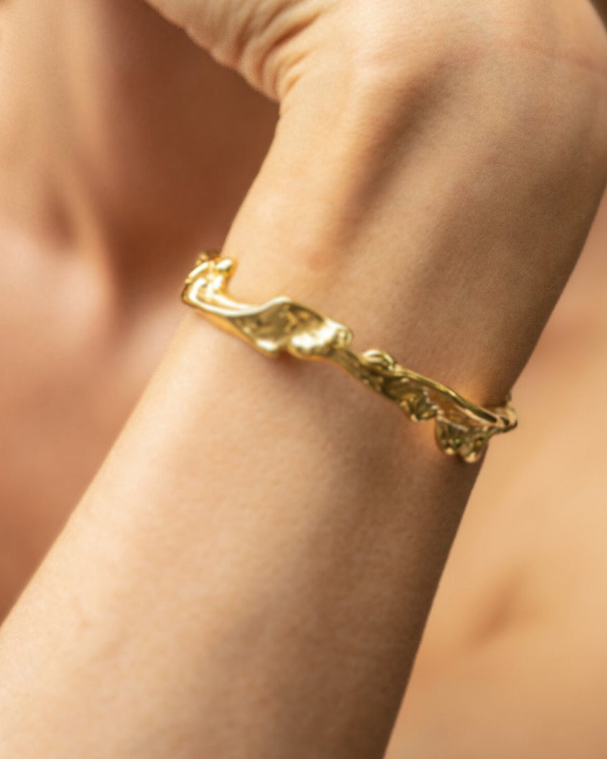 Model wearing bangles by Mila Online Shop, Melbourne, Australia