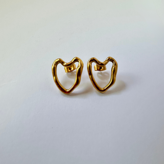 Heart Stainless Steel Studs