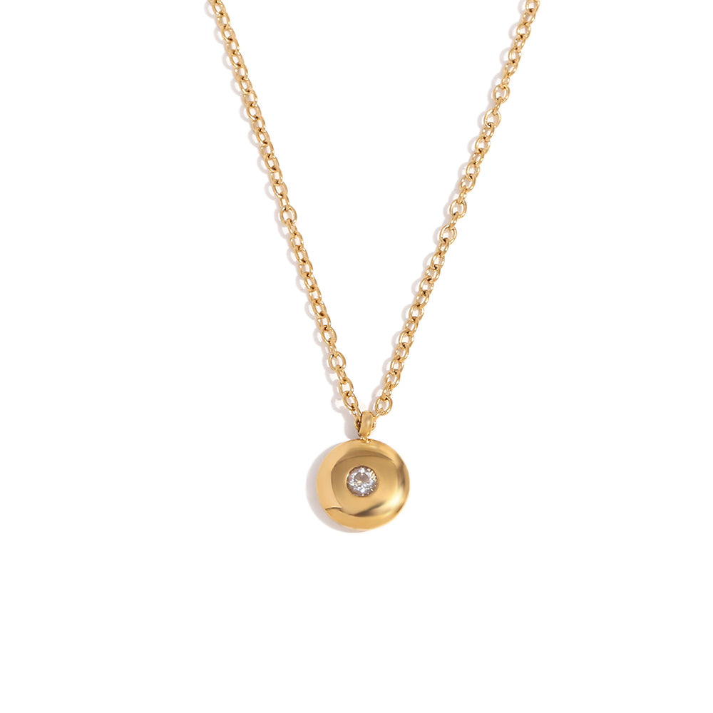 Minimalist Birth Stone Necklace - A Personal Touch of Elegance