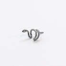 Snake Ear Cuff in  the colour silver
