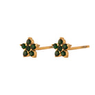 Flori Green Mini Studs