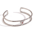 Heart Adjustable Cuff - Effortless Elegance, Perfectly Yours