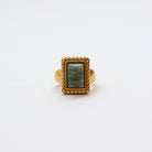 Natural Green Stone Ring | A Unique Piece of Jewelry from Mila Online Shop