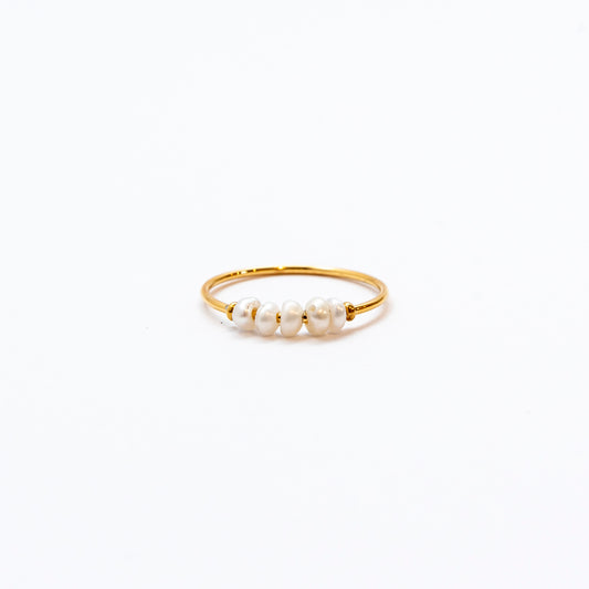 Pearls Mini Ring | A Delicate Statement of Elegance