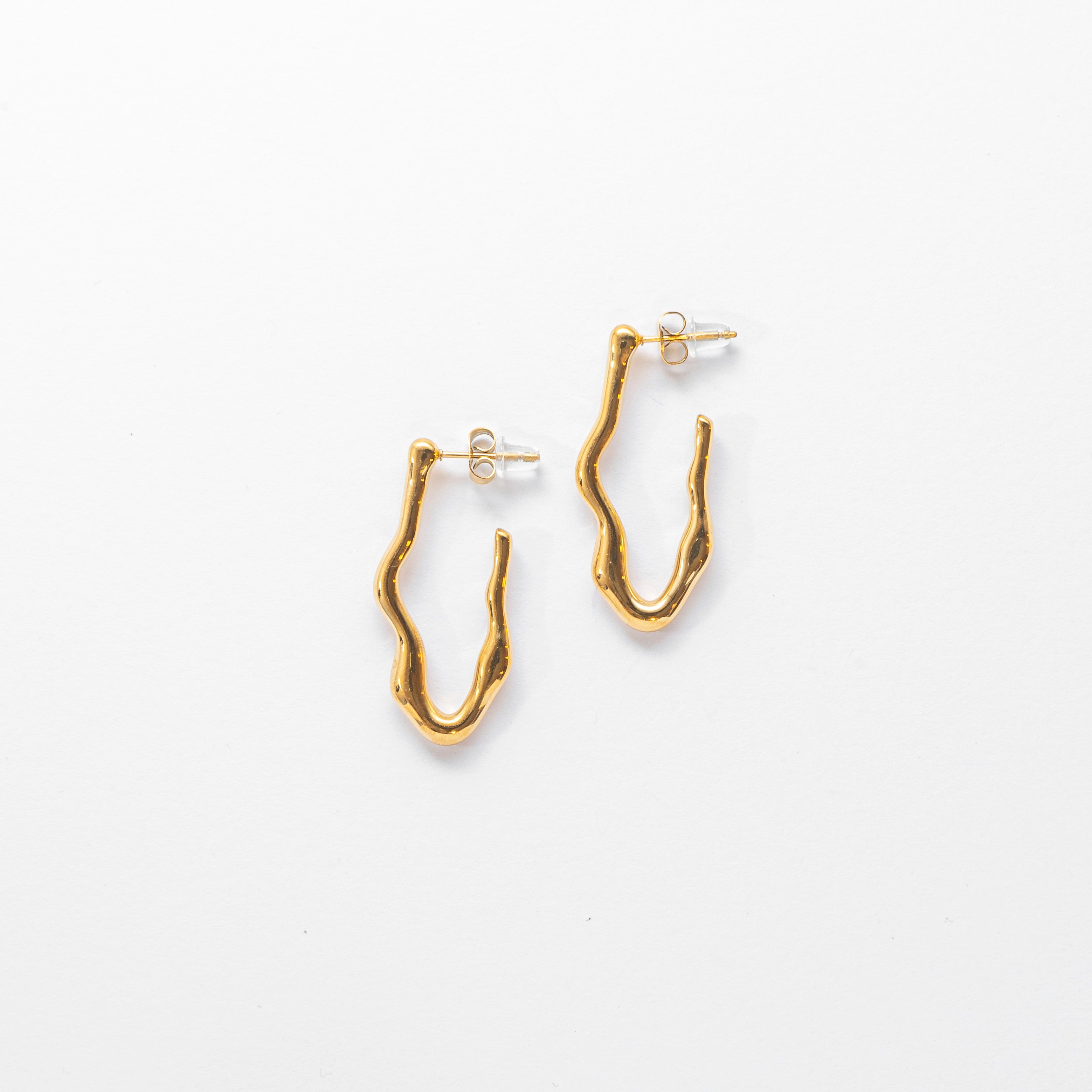 Wave Stud Earrings | Elegance in Every Wave