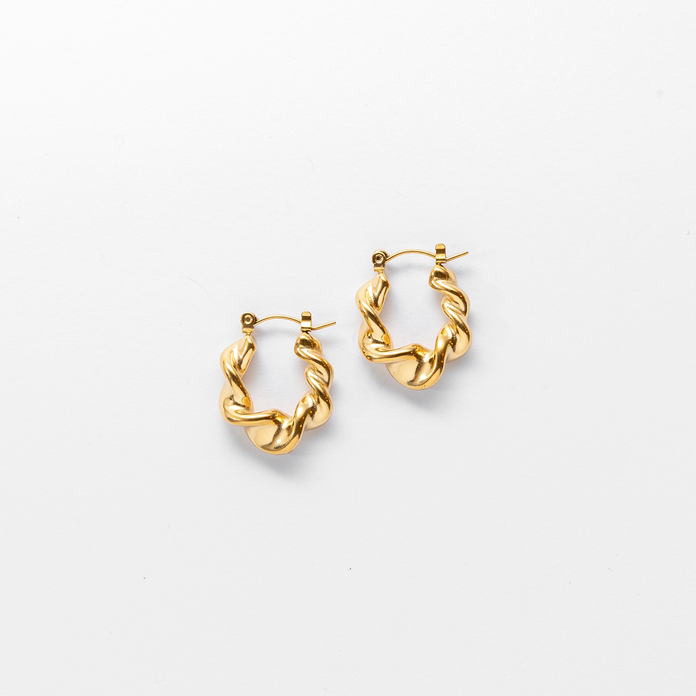 Twist Hoop Earrings | A Stylish Spin on Classic Hoops